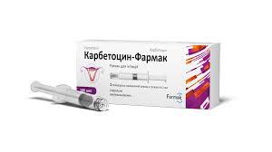 Карбетоцин-Фармак р-н д/ін 100мкг/мл попер.наповн.шприц з голк 1мл №1 бліс пач